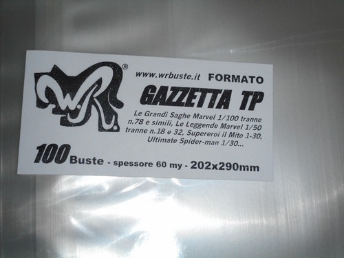 100 buste gazzetta tp - 100,